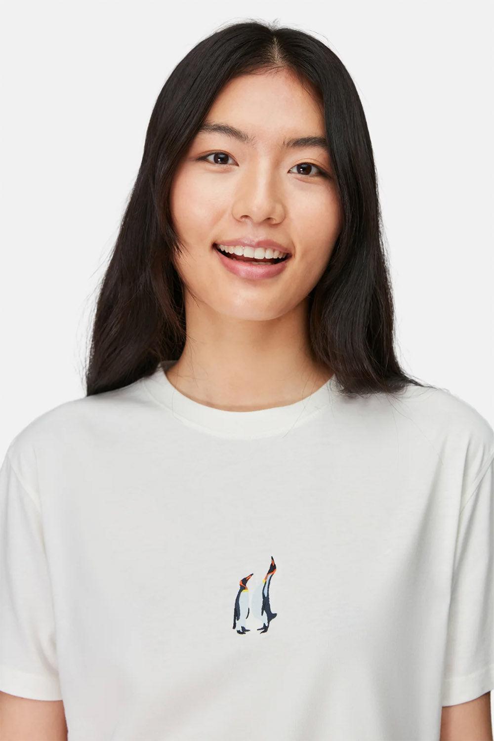 WWF Market-İmparator Penguen T-shirt - Ekru-T-Shirts-5-roqelvaxirum.shop