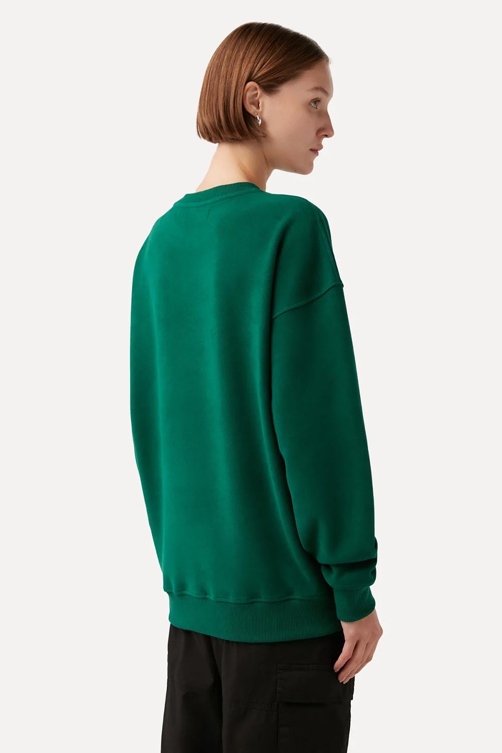 WWF Market-Kızıl Tilki Sweatshirt - Yeşil-Sweatshirts & Hoodies-6-roqelvaxirum.shop