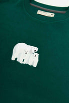WWF Market-Kutup Ayıları Sweatshirt - Koyu Yeşil-Sweatshirts & Hoodies-2-roqelvaxirum.shop