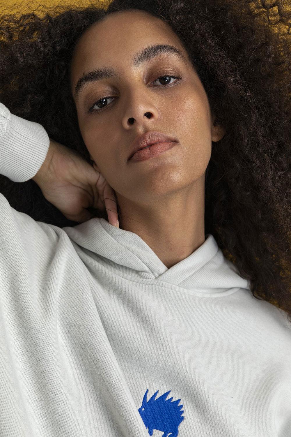 WWF Market-Lar Oklu Kirpi Hoodie - Gri-Sweatshirts & Hoodies-5-roqelvaxirum.shop