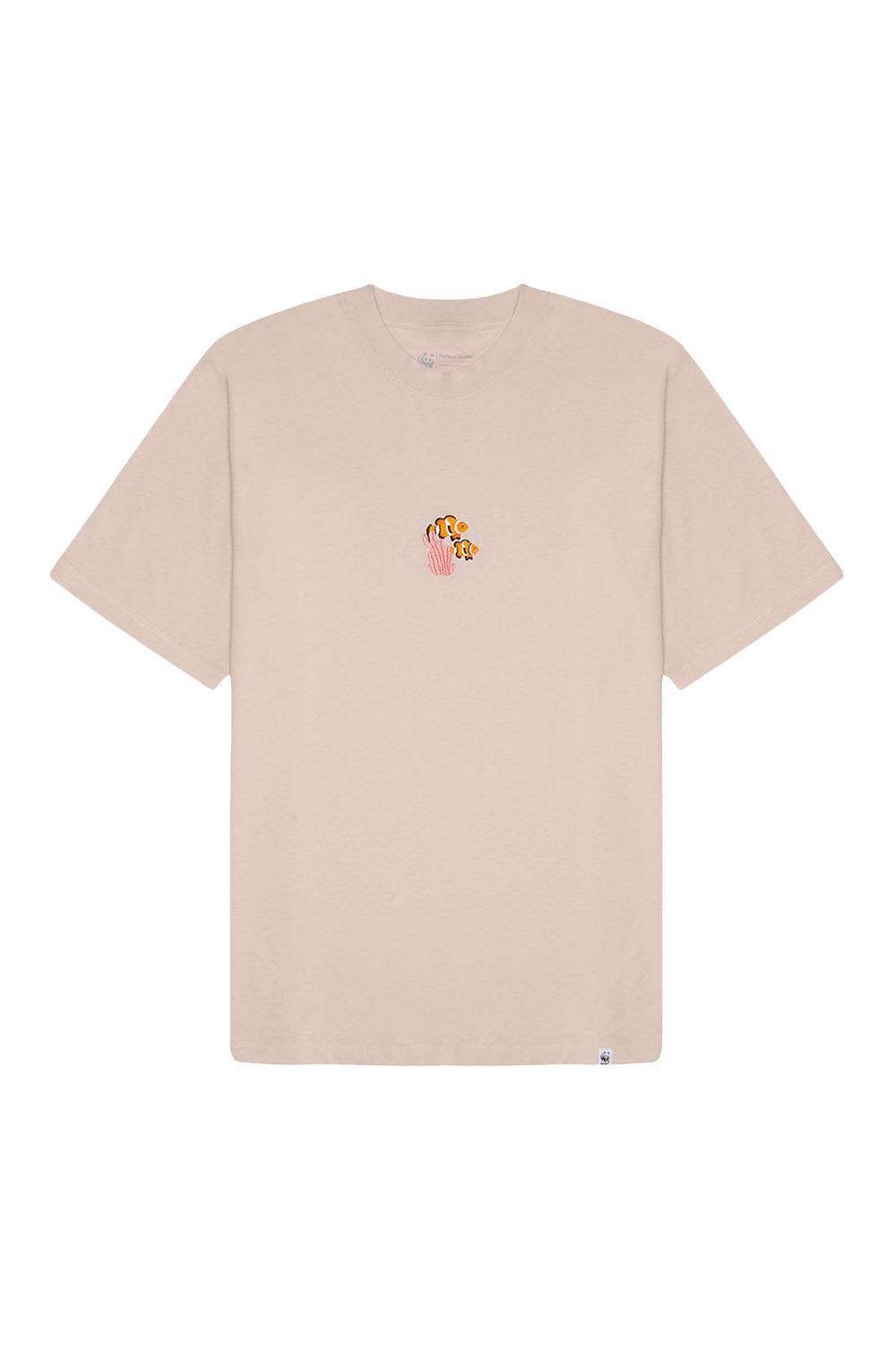 WWF Market-Palyaço Balığı Oversize T-shirt - Gül Kurusu-T-Shirts-1-roqelvaxirum.shop