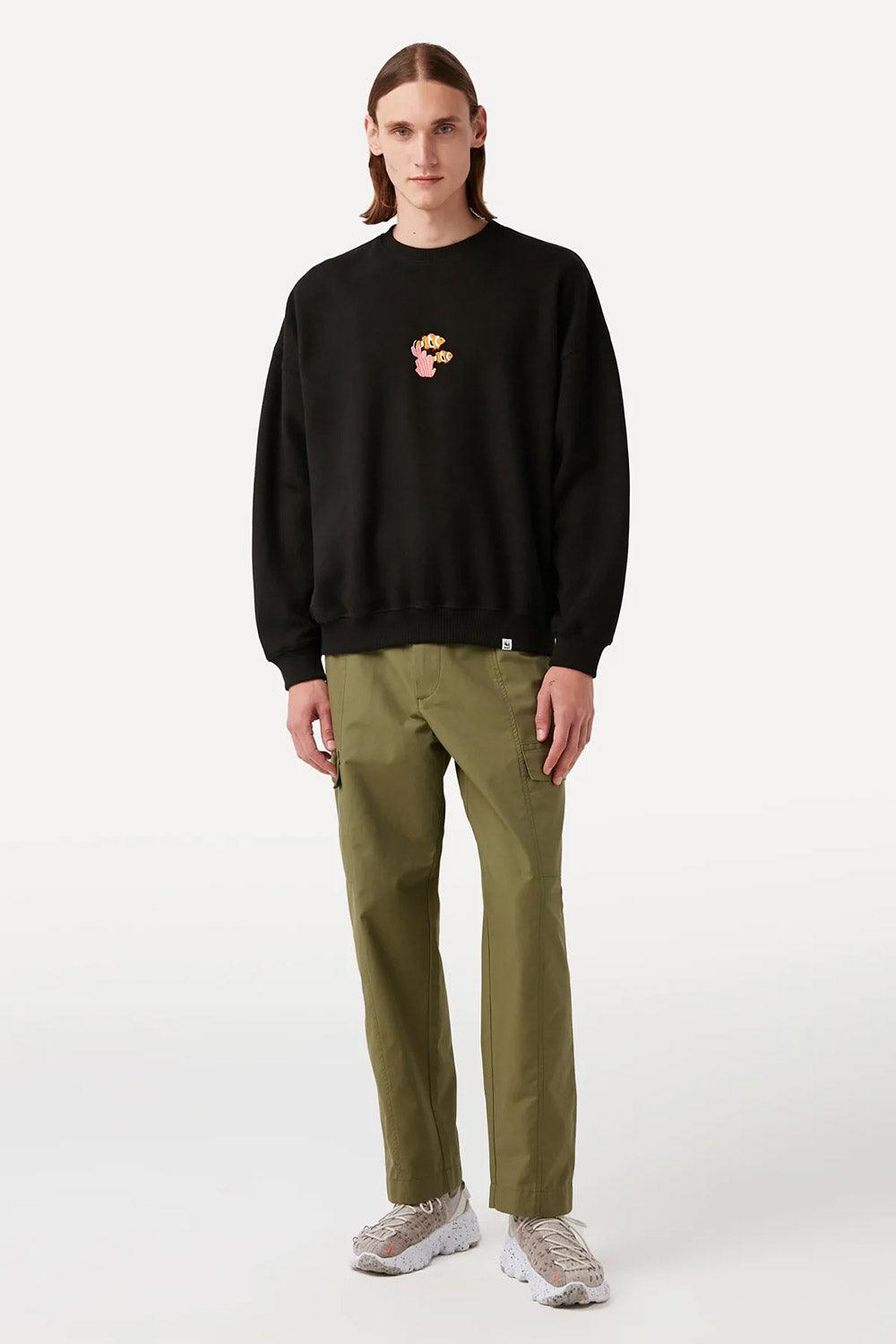 WWF Market-Palyaço Balığı Sweatshirt - Siyah-Sweatshirts & Hoodies-5-roqelvaxirum.shop