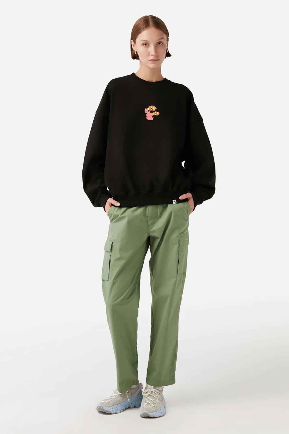 WWF Market-Palyaço Balığı Sweatshirt - Siyah-Sweatshirts & Hoodies-7-roqelvaxirum.shop