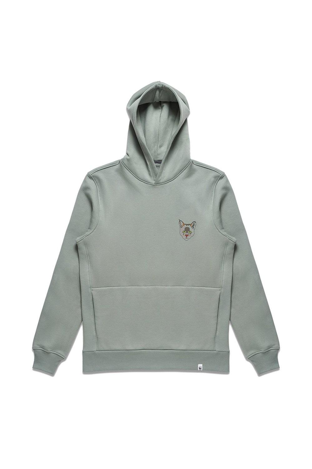 WWF Market-Saz Kedisi Hoodie - Gri-Sweatshirts & Hoodies-1-roqelvaxirum.shop