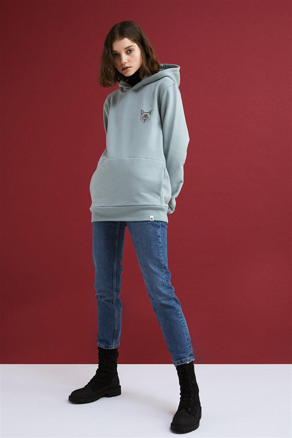 WWF Market-Saz Kedisi Hoodie - Gri-Sweatshirts & Hoodies-2-roqelvaxirum.shop