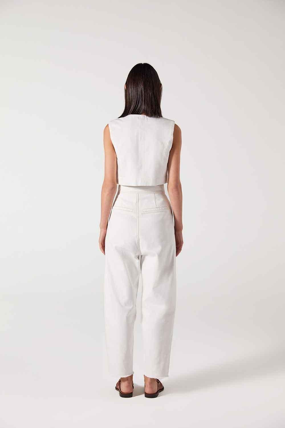 Wabi Sabi-Carol Beyaz Yelek-Top-2-roqelvaxirum.shop