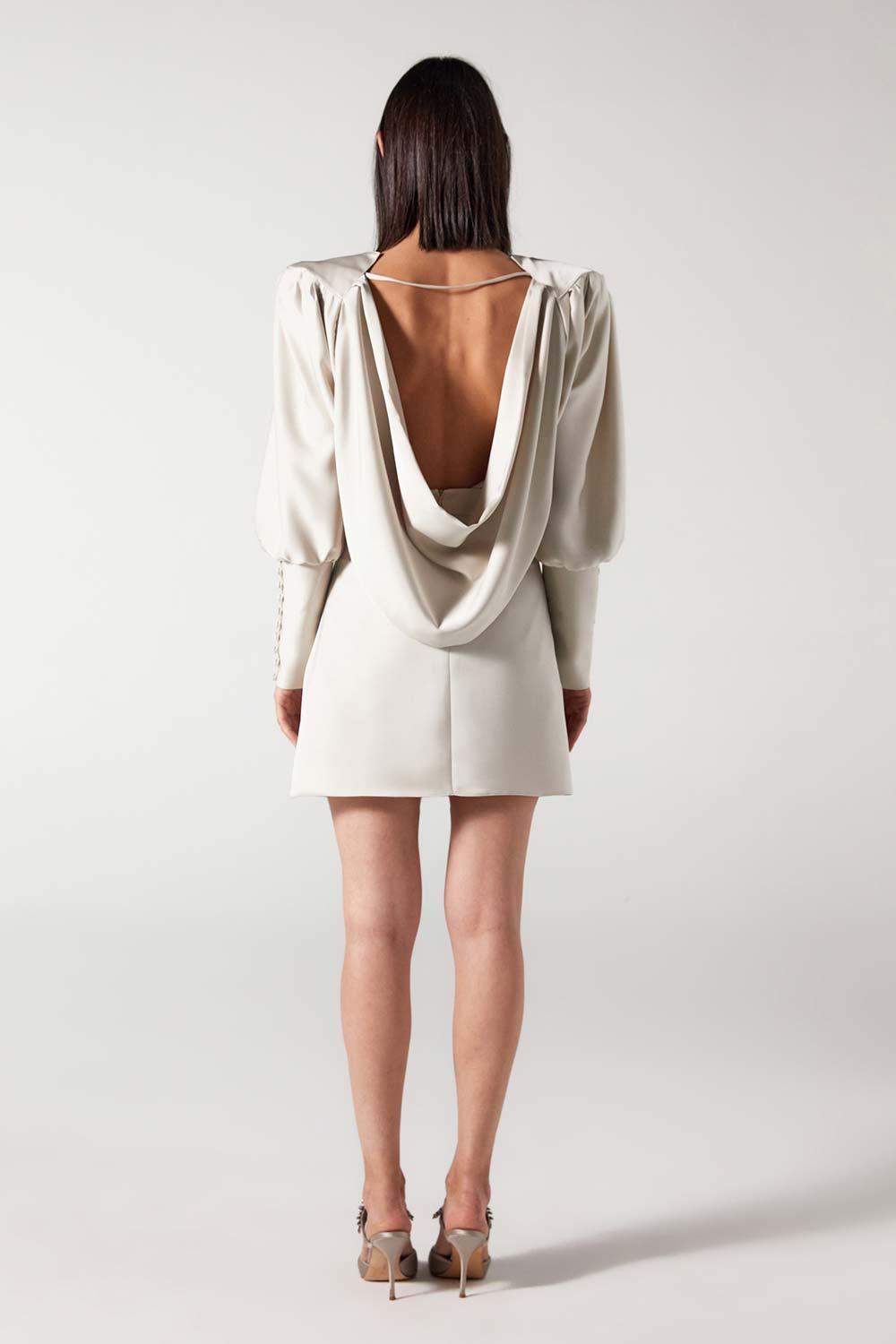 Wabi Sabi-Mbç Bej Mini Saten Etek-Etek-5-roqelvaxirum.shop