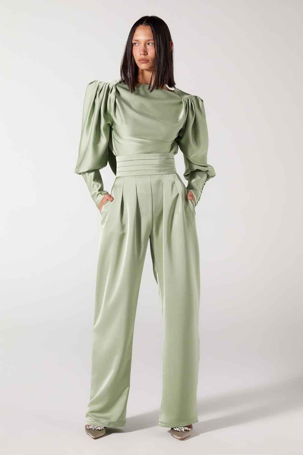 Wabi Sabi-Mbç Su Yeşilil Pantolon-Pantolon-1-roqelvaxirum.shop