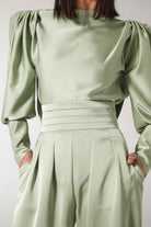 Wabi Sabi-Mbç Su Yeşilil Pantolon-Pantolon-4-roqelvaxirum.shop