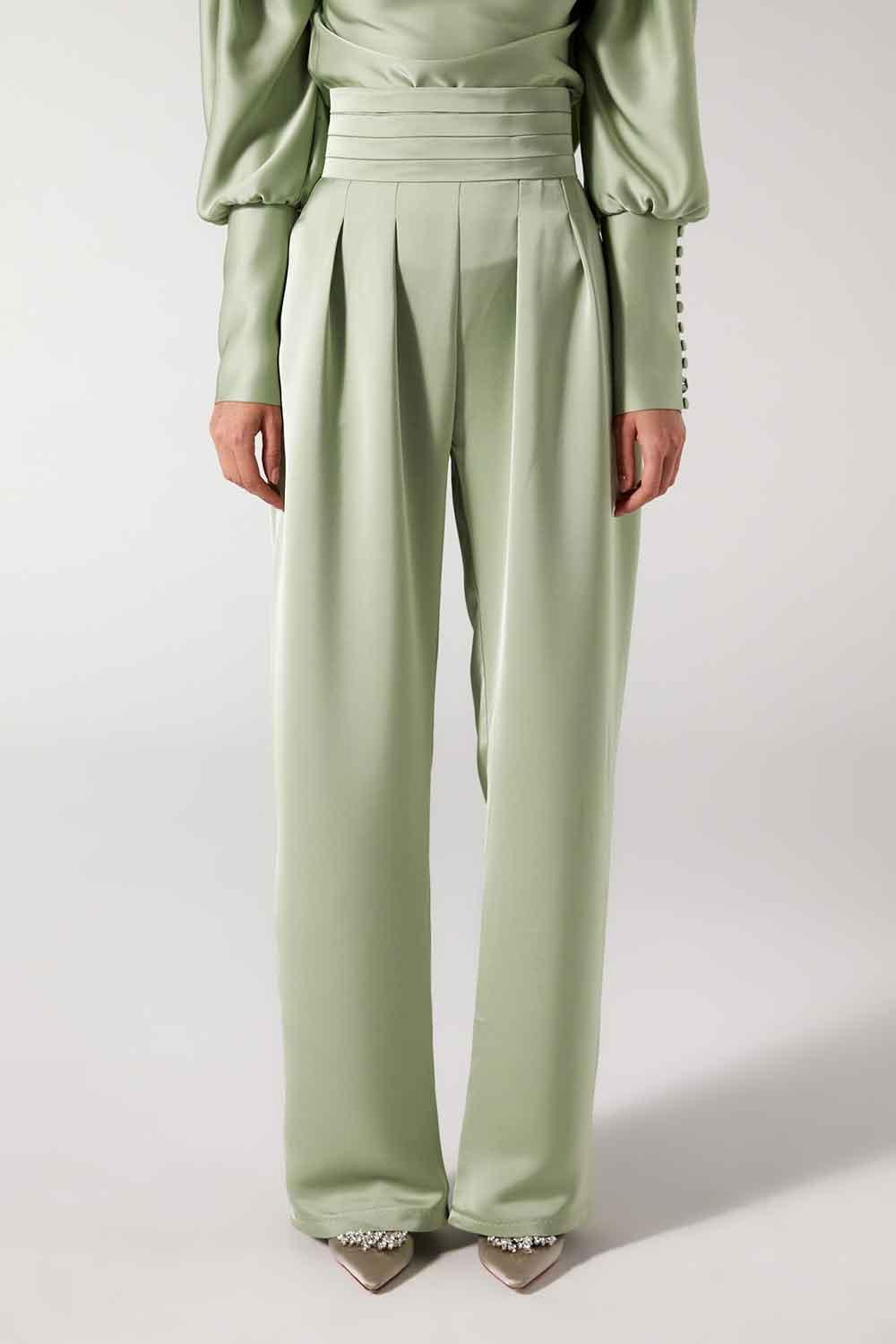 Wabi Sabi-Mbç Su Yeşilil Pantolon-Pantolon-6-roqelvaxirum.shop