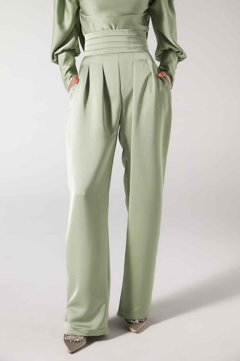 Wabi Sabi-Mbç Su Yeşilil Pantolon-Pantolon-7-roqelvaxirum.shop
