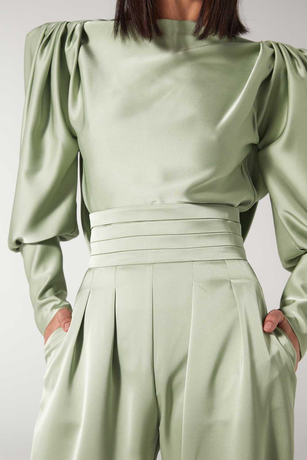 Wabi Sabi-Mbç Yeşil Vatkalı Top-Top-6-roqelvaxirum.shop