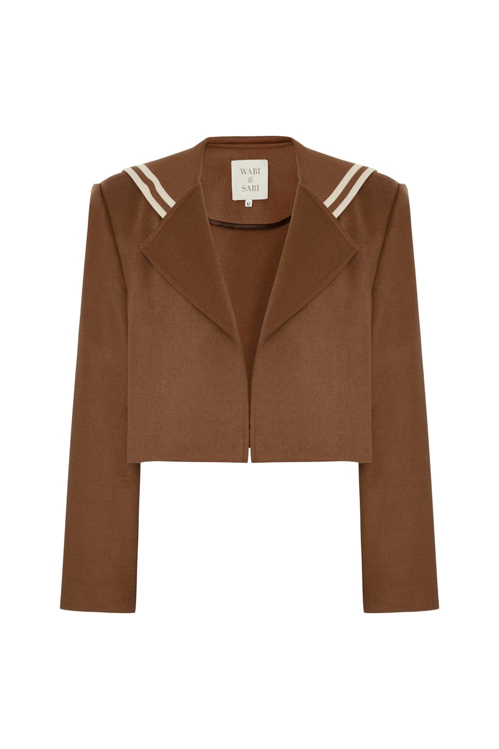 Wabi Sabi-Sail Crop Taba Kaşmir Ceket-Ceket-1-roqelvaxirum.shop