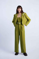 Wabi Sabi-Sail Crop Yeşil Ceket-Ceket-2-roqelvaxirum.shop