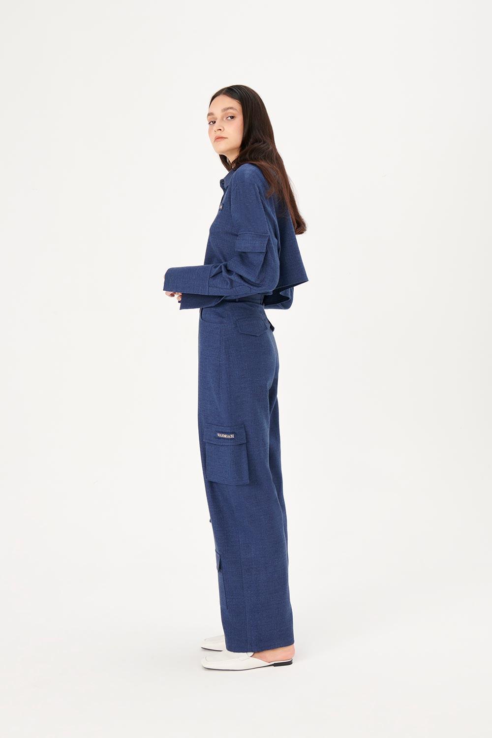 Wabi Sabi-Vento Mavi Keten Gömlek-Gömlek-1-roqelvaxirum.shop