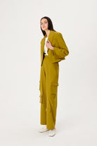 Wabi Sabi-Yeşil Vento Pantolon-Kumaş Pantolon-3-roqelvaxirum.shop