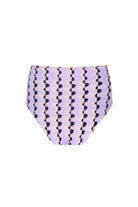 Wayt-Sonic Adventure Geometrik Desenli Yüksek Bel Lila Bikini Altı-Bikini & Mayo-2-roqelvaxirum.shop