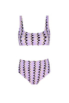 Wayt-Sonic Adventure Geometrik Desenli Yüksek Bel Lila Bikini Altı-Bikini & Mayo-3-roqelvaxirum.shop