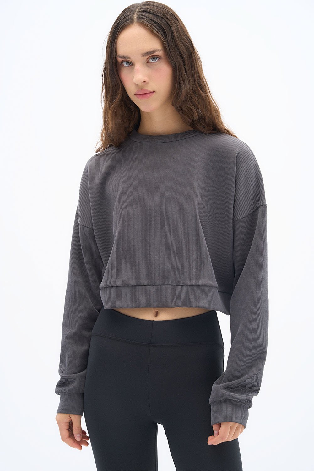 Wear Three Points-Antrasit Flow Sweatshirt-Sweatshirts & Hoodies-2-roqelvaxirum.shop