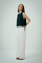 Wear Three Points-Luna Keten Top-Gömlek-2-roqelvaxirum.shop