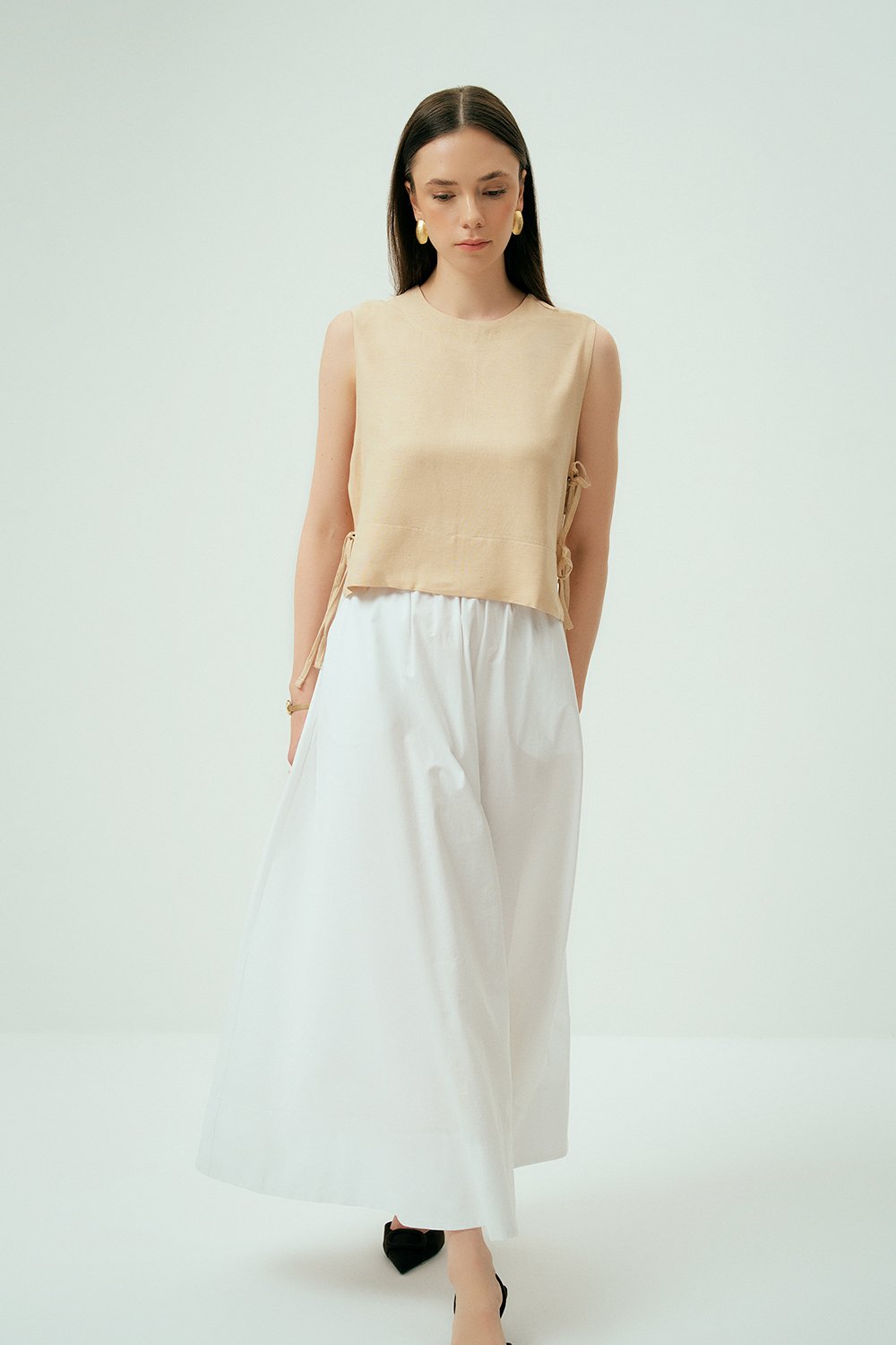 Wear Three Points-Luna Keten Top-Gömlek-2-roqelvaxirum.shop