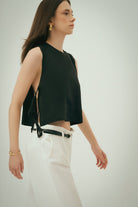 Wear Three Points-Luna Keten Top-Gömlek-3-roqelvaxirum.shop