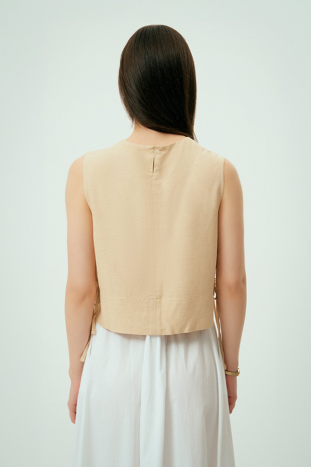 Wear Three Points-Luna Keten Top-Gömlek-4-roqelvaxirum.shop