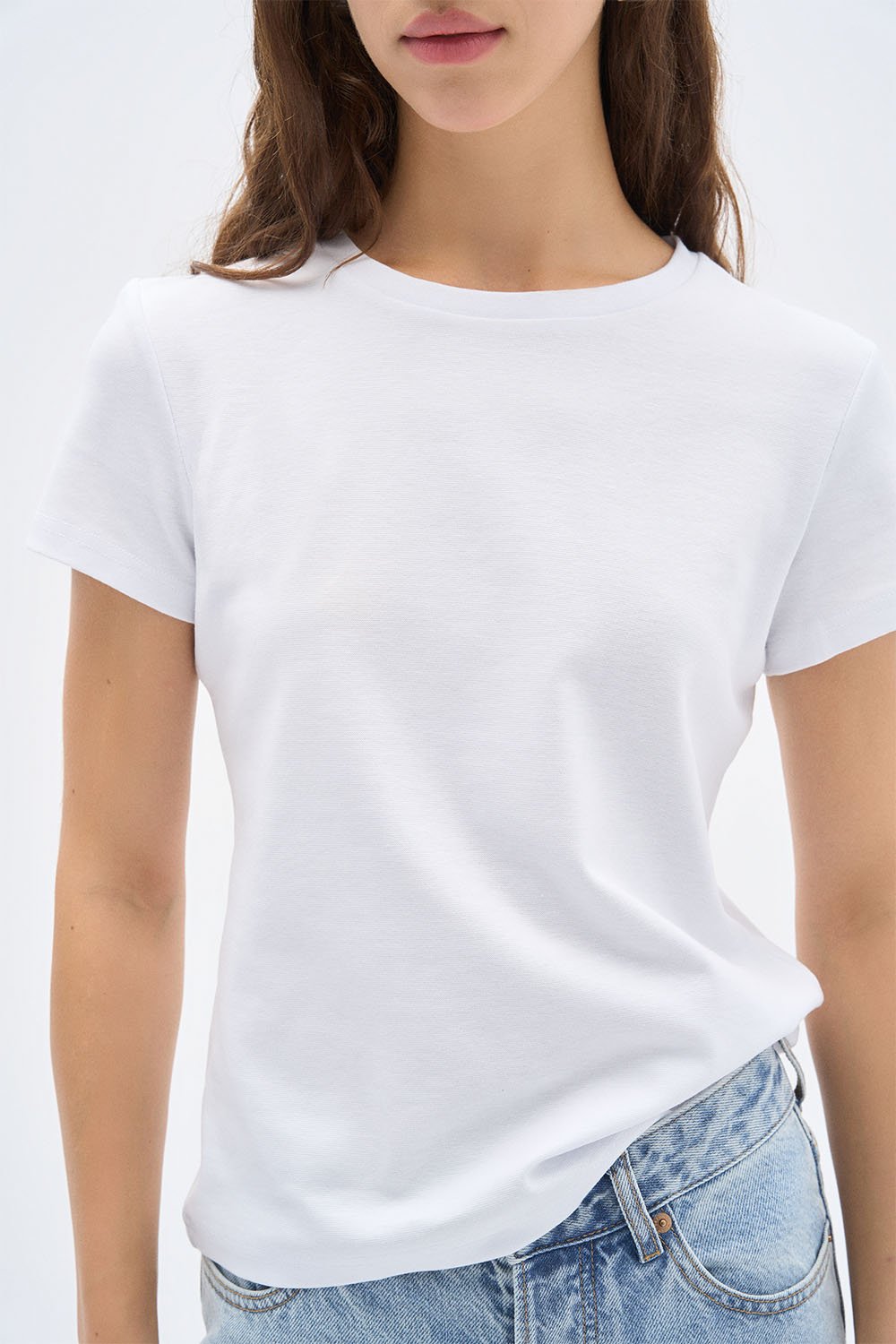 Wear Three Points-White Ribana T-shirt-T-Shirts-3-roqelvaxirum.shop