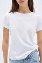 Wear Three Points-White Ribana T-shirt-T-Shirts-3-roqelvaxirum.shop