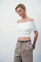 Wear Three Points-Whi̇te Swan Top-Top-5-roqelvaxirum.shop