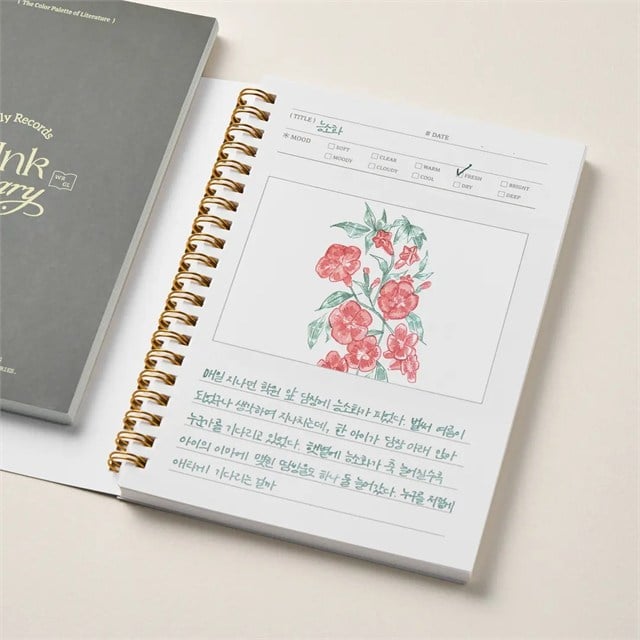 Wearingeul-Impression Mürekkep Günlüğü, B6-Defter-6-roqelvaxirum.shop