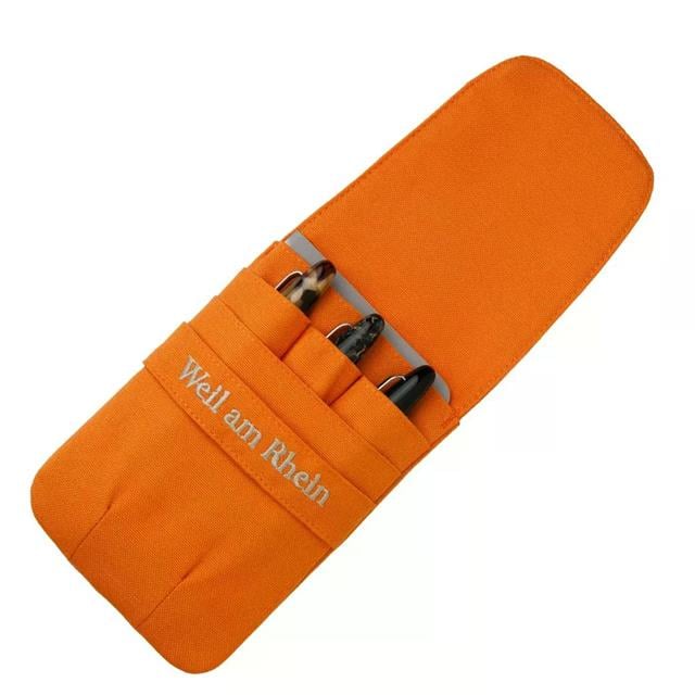 Weil Am Rhein-Triple Plus Serisi 3'lü Kalem Kılıfı Orange-Kalem Çantası-3-roqelvaxirum.shop