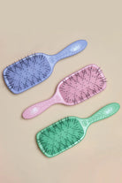 Wet Brush Go Green Paddle Detangler Kalın Telli Saçlar İçin Geniş Saç Fırçası Yeşil