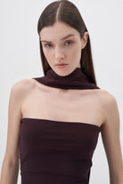 Wingcott-Şal Detaylı Strech Maxi Elbise-Elbise-7-roqelvaxirum.shop