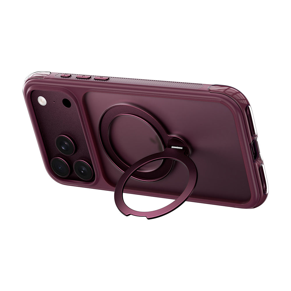 Iphone 18 Pro Ag-203 Aeroguard Ultra Airbag 360° Standlı Magsafe Uyumlu Kılıf