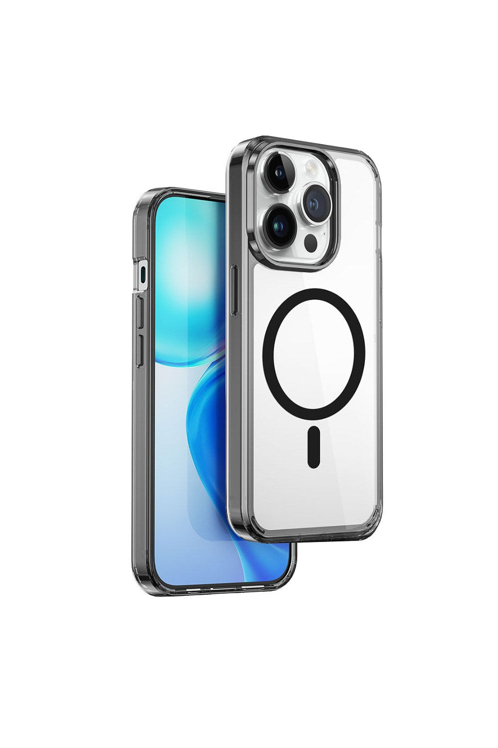 Magsafe Uyumlu Şeffaf Sert Telefon Kılıfı, Iphone 15 Pro - 5
