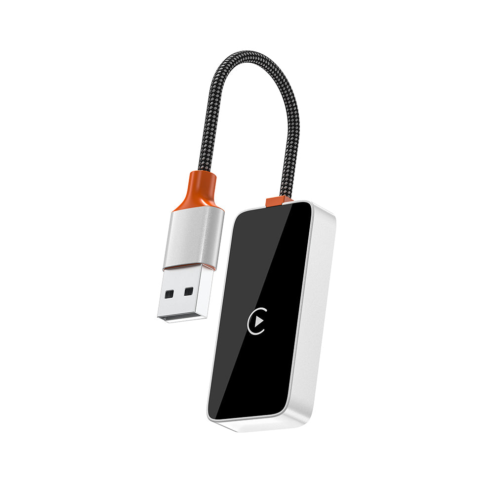 Wi-Cp002 Carplay Dijital Led Göstergeli Kablosuz Ses Alıcı Usb Girişli Bluetooth Adaptör