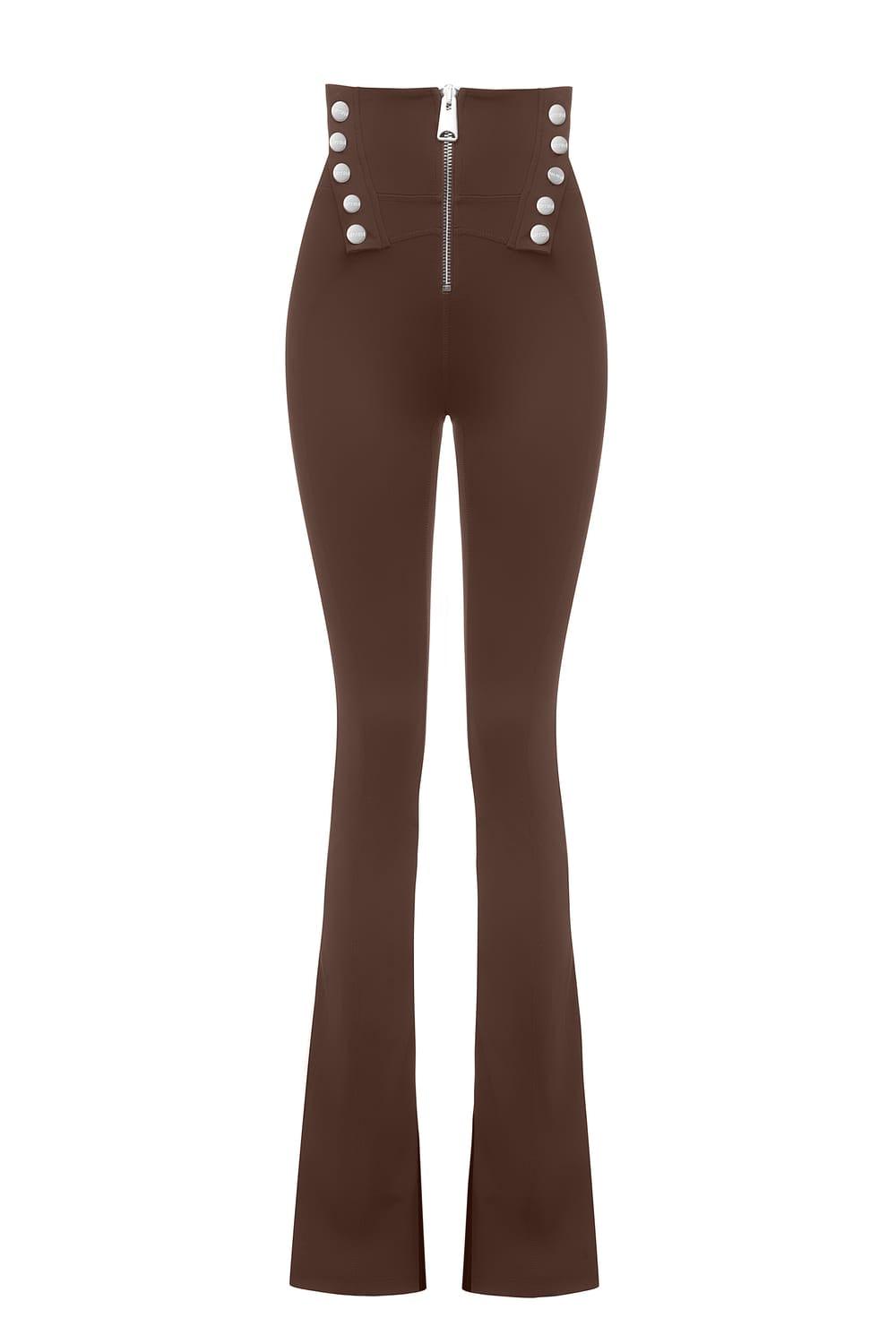 Wown-Angela Flare Leggings-Activewear-1-roqelvaxirum.shop
