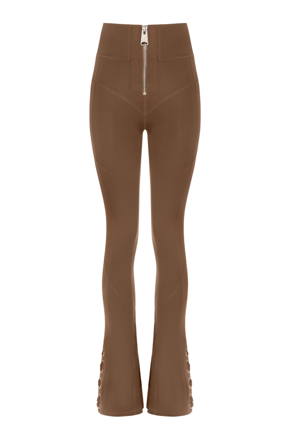 Wown-İnes Flare Leggings-Activewear-1-roqelvaxirum.shop