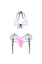 Wuen İstanbul-Wuen Pink Money Bikini Set-Bikini & Mayo-2-roqelvaxirum.shop