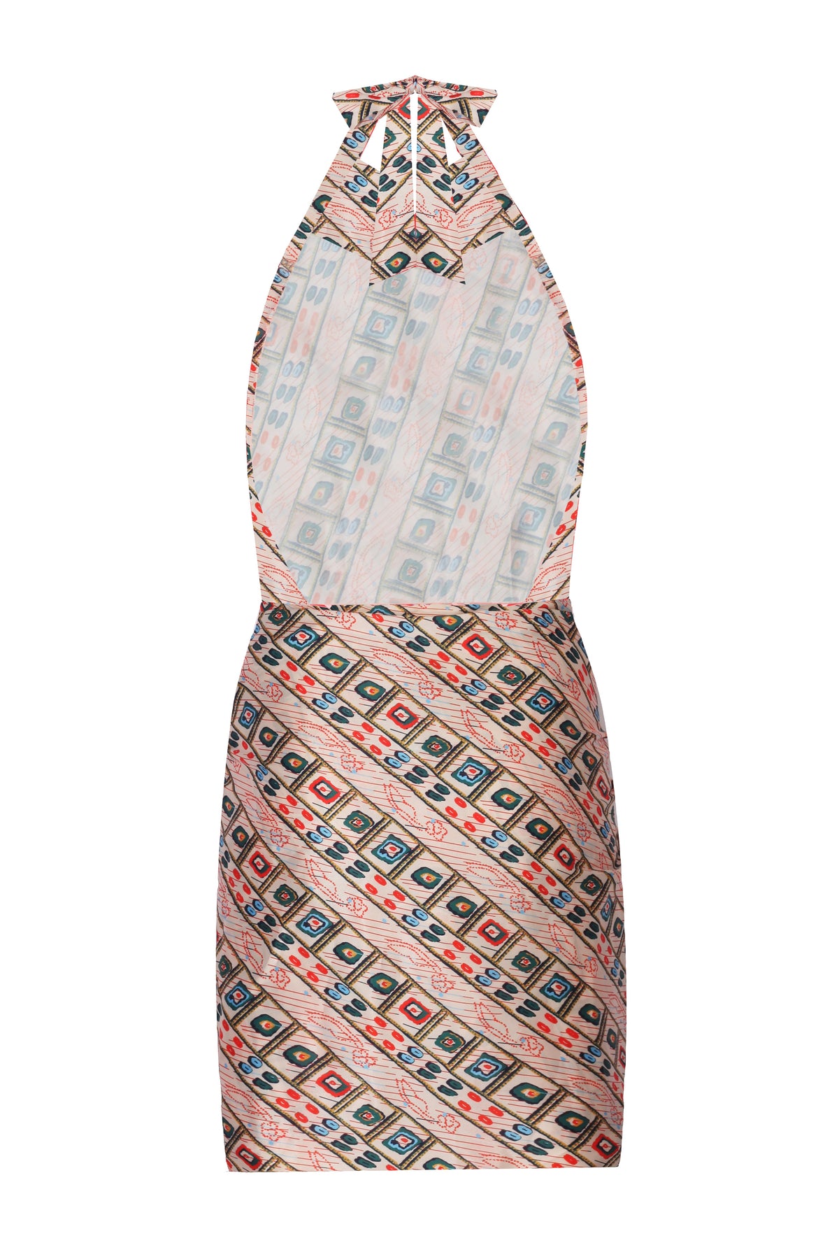 Yasemin Karagülle-Ellie Dress Beige Pattern-ELBİSE-2-roqelvaxirum.shop