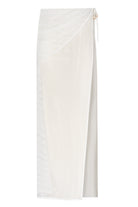 Yasemin Karagülle-Ness Skirt / White-Etek-1-roqelvaxirum.shop