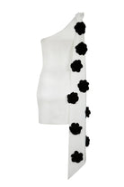 Yelda Alatekin-Mimosa White Mini Dress-Elbise-5-roqelvaxirum.shop