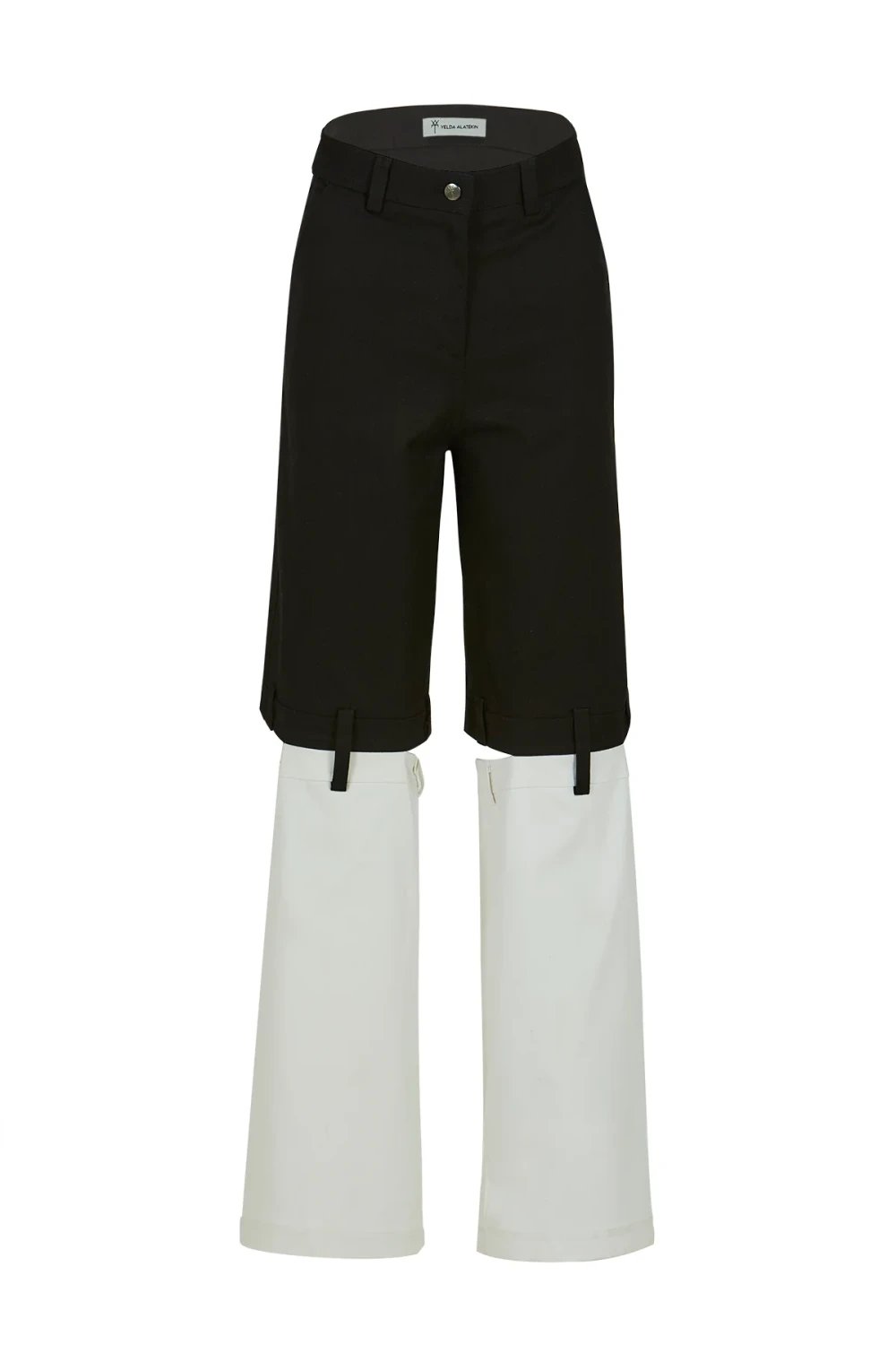 Yelda Alatekin-Sirius Black&white Pants-Pantolon-4-roqelvaxirum.shop