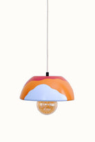Zef Design-Temnos - Terracotta Vişne Avize , Beyaz Kablo-Avize-1-roqelvaxirum.shop