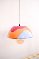 Zef Design-Temnos - Terracotta Vişne Avize , Beyaz Kablo-Avize-3-roqelvaxirum.shop