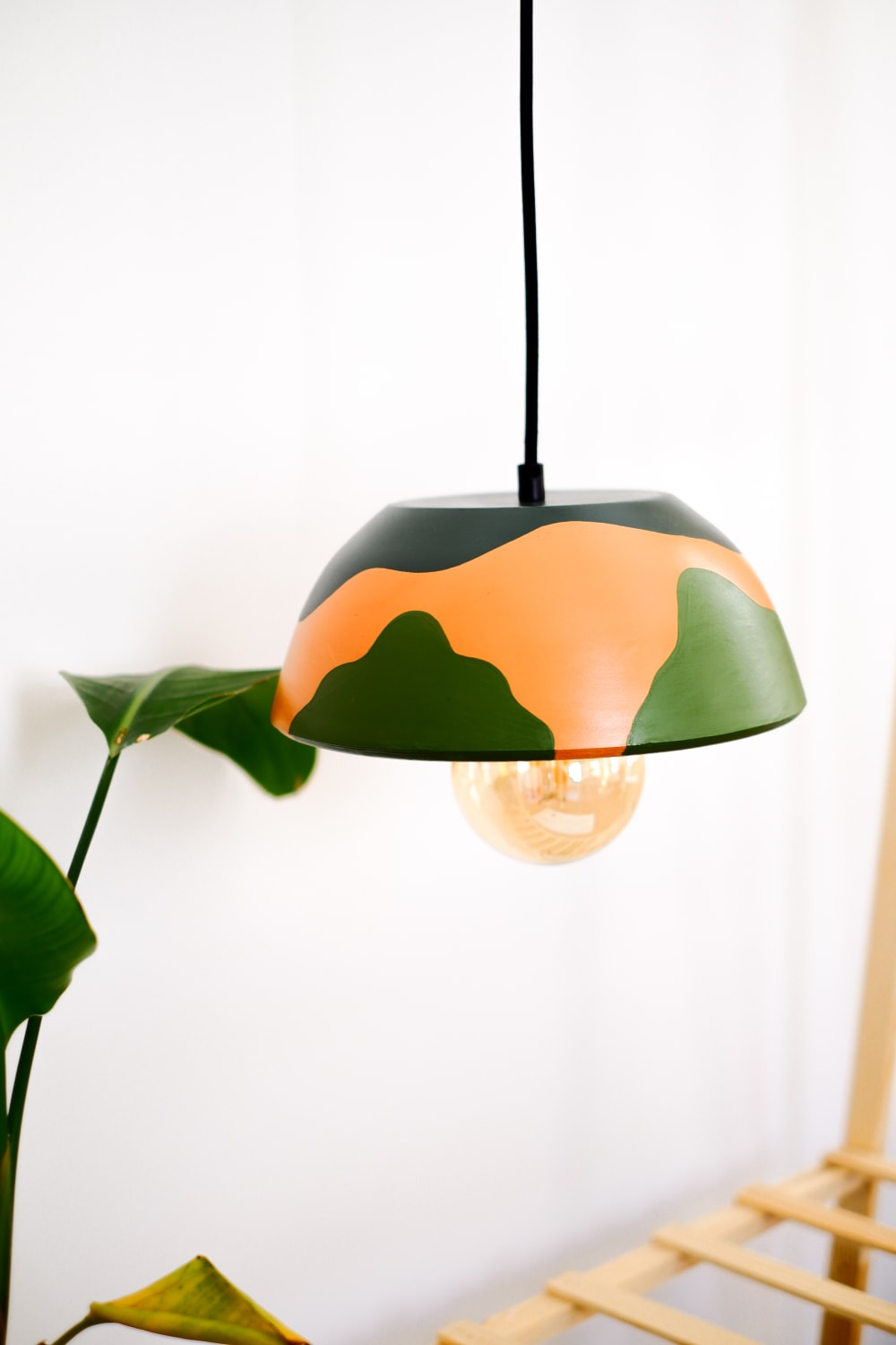 Zef Design-Temnos - Terracotta Yeşil Avize , Siyah Kablo-Avize-4-roqelvaxirum.shop