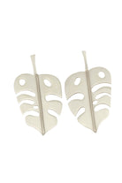 Zeworks-Monstera Küpe – Gümüş-Küpe-1-roqelvaxirum.shop