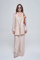 Zeynep Kaya-Kare Yaka Keten Yelek Büstiyer-Büstiyer-2-roqelvaxirum.shop