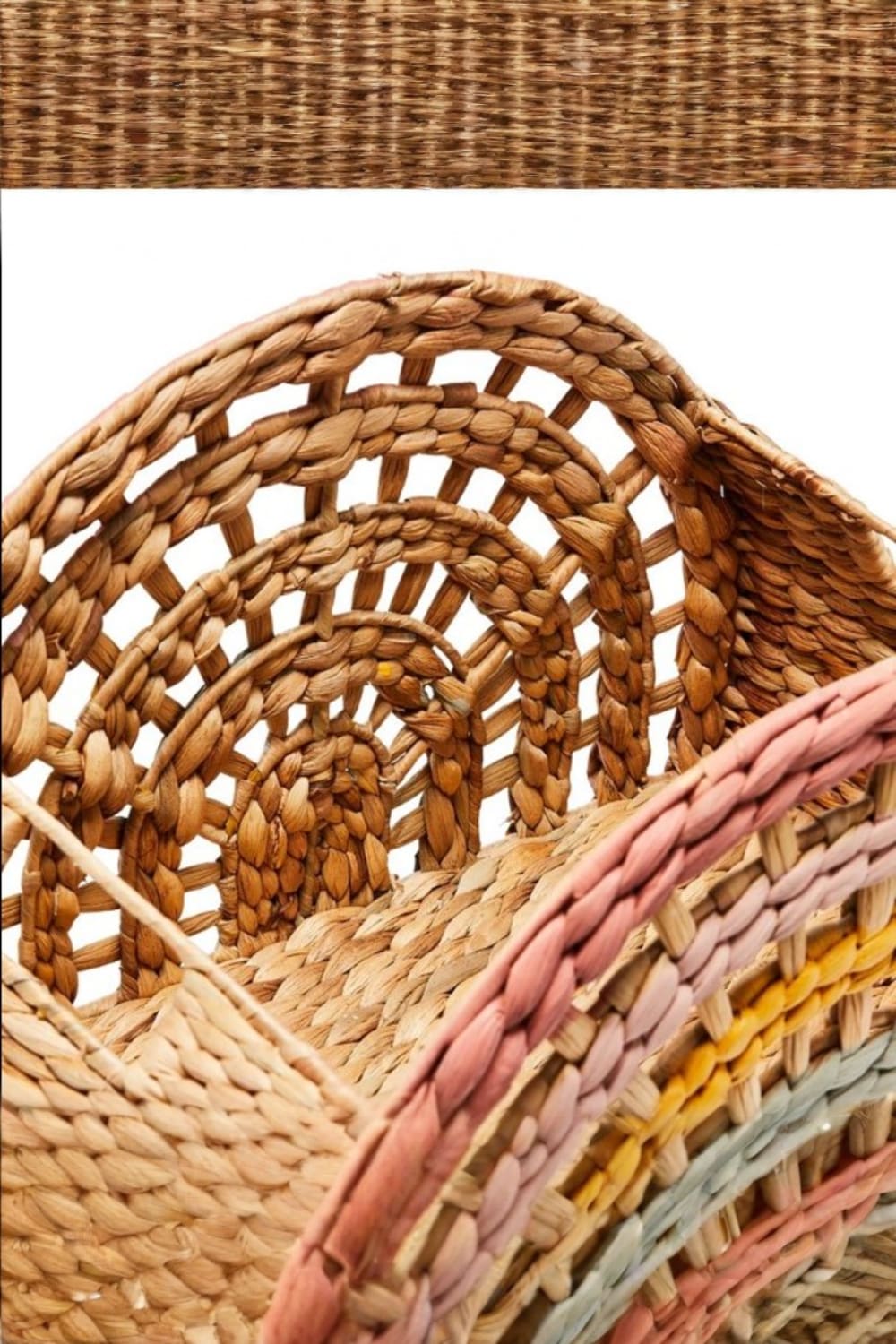 Zoa Collection-Gökkuşağı Rattan Sepet-Sepet-4-roqelvaxirum.shop